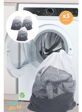 De Nada Laundry Washing Net 3 Pieces 35X45CM Socks Laundry Curtain Washing Net  - Image 5