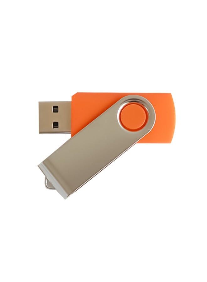Rotating U Disk 4g Bidding Advertisement 16g Exhibition Creative 32g USB Set Lettering 64g High-speed Usb-Color:Orange-Capacity:Different Capacities And Different Styles Can Be  - Image 1