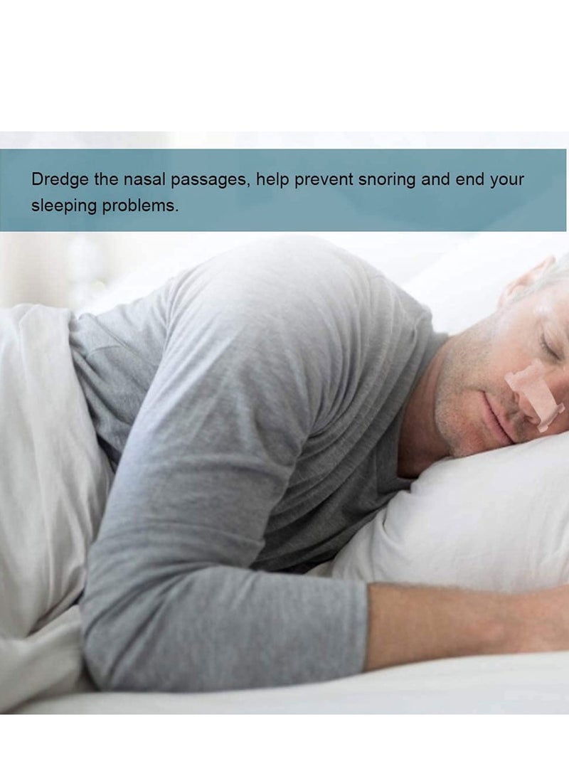 Anti Snore Nasal Strips, Nose For Sinus Relief, Strip to Stop Snoring Breathe  Sleeping Non-woven Stick Large Disposable Right for Men and Women,100PCS - Image 3