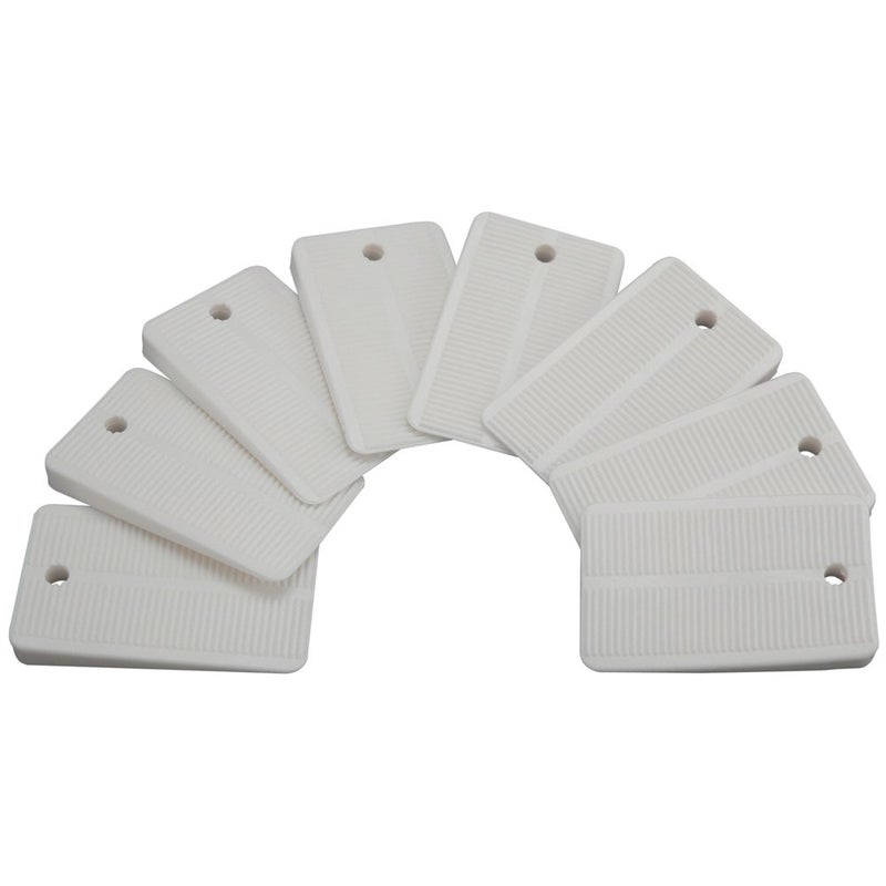 Plumb Pak Plumb Pak PP83655 Keeney Toilet Leveling Shims MultiPurpose Design for Furniture Cabinets and Tables 8Pack White 8 Count