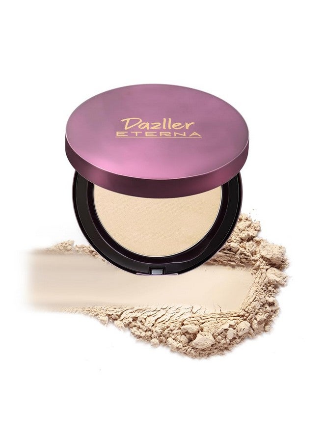 DAZLLER Eterna Sheer Glow Compact Powder, Biscotti Sc, Oil Control, Spf Pa++, Matte, Up To 8-Hrs Stay, Zero Caking - Image 1