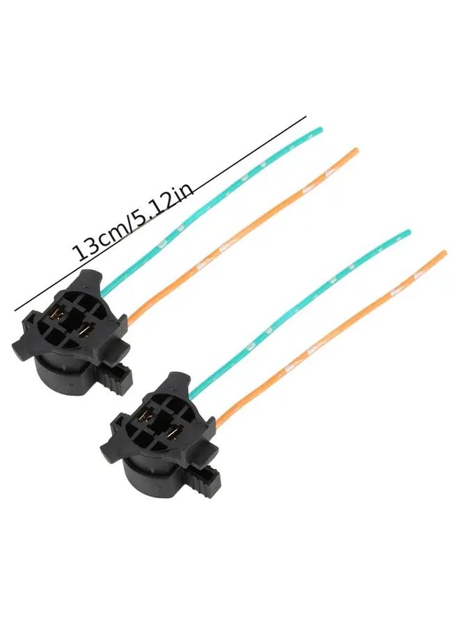 1pc H7 Car Headlight Socket Plug Electric Charging Port Charger Socket with Wire Cover Automatic Drop Cover Automotive Connector Reinforced Connector - Image 2