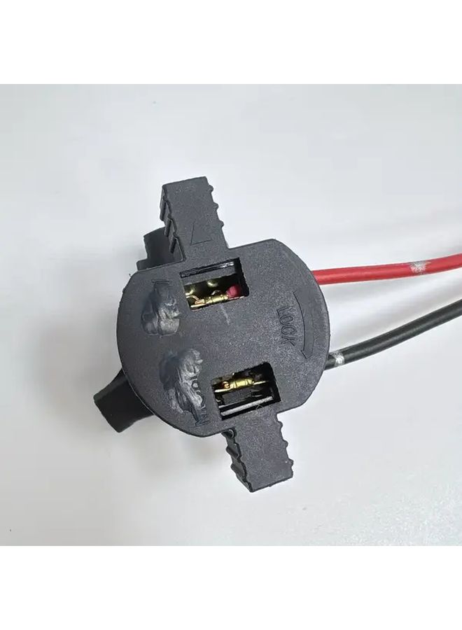 1pc H7 Car Headlight Socket Plug Electric Charging Port Charger Socket with Wire Cover Automatic Drop Cover Automotive Connector Reinforced Connector - Image 4