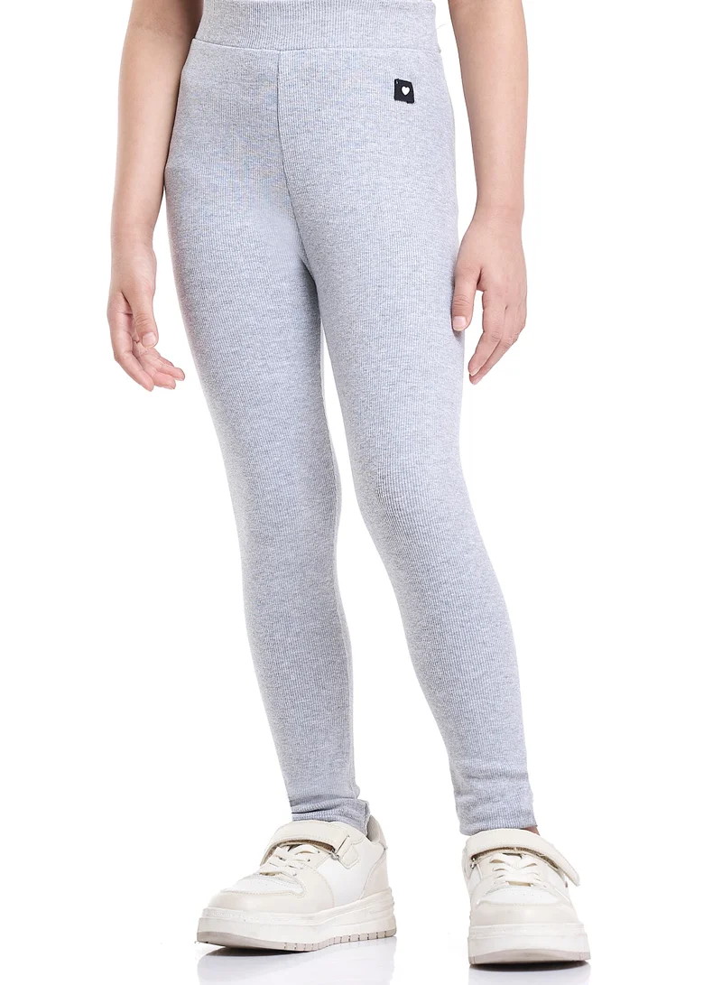 victor and jane Girls Good Vibes Fleece Tracksuit – Light Grey 2-Piece Set