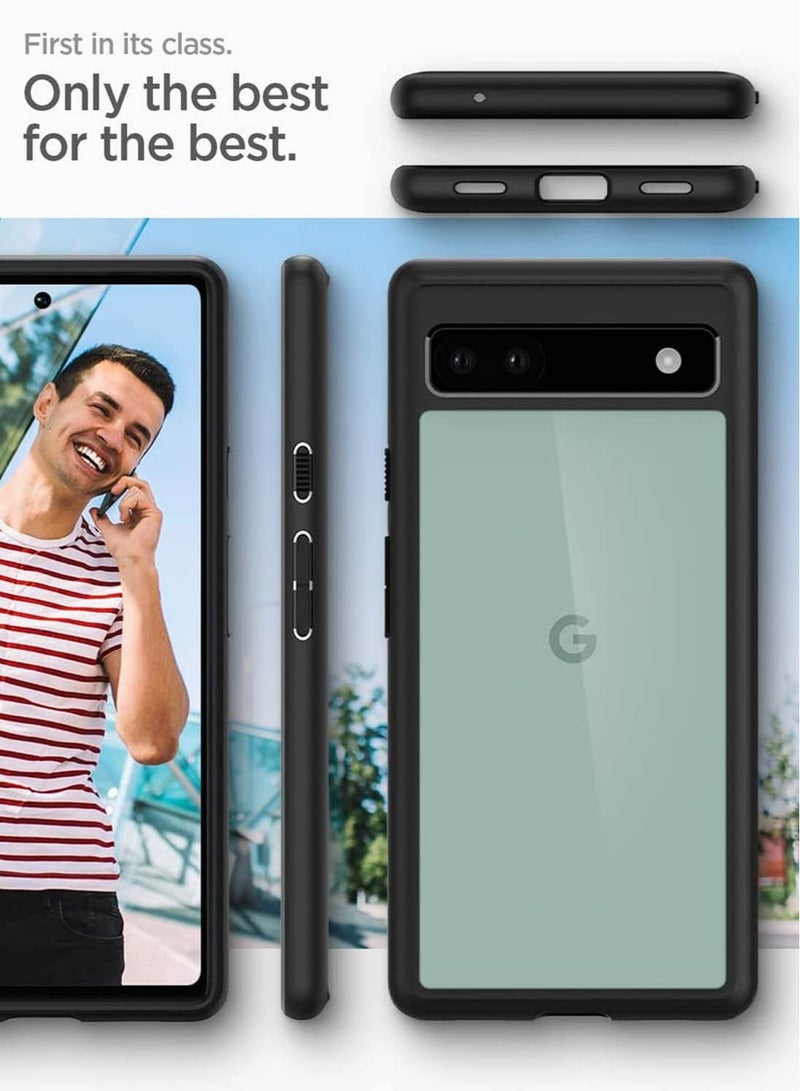 Spigen Ultra Hybrid Case Cover for Google Pixel 6a (2022) - Matte Black  - Image 3