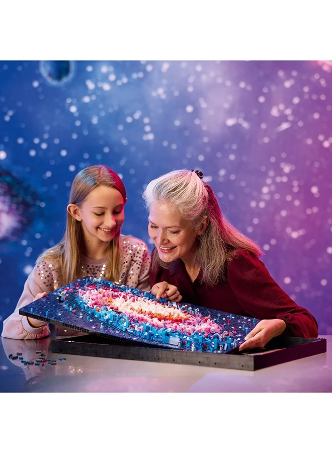 LEGO Art The Milky Way Galaxy Set, Space Model Kit for Adults to Build, Creative Activity for Design Lovers, Home Office Décor Idea for Living Room, Astronomy Gift for Men, Women, Him or Her 31212