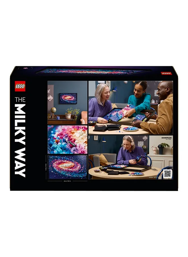 LEGO Art The Milky Way Galaxy Set, Space Model Kit for Adults to Build, Creative Activity for Design Lovers, Home Office Décor Idea for Living Room, Astronomy Gift for Men, Women, Him or Her 31212
