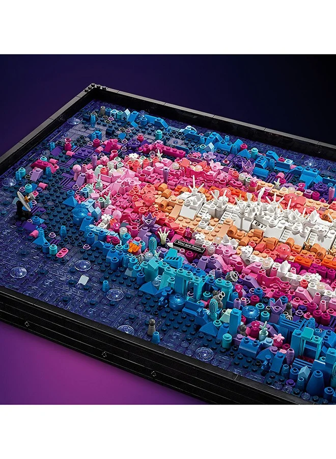 LEGO Art The Milky Way Galaxy Set, Space Model Kit for Adults to Build, Creative Activity for Design Lovers, Home Office Décor Idea for Living Room, Astronomy Gift for Men, Women, Him or Her 31212