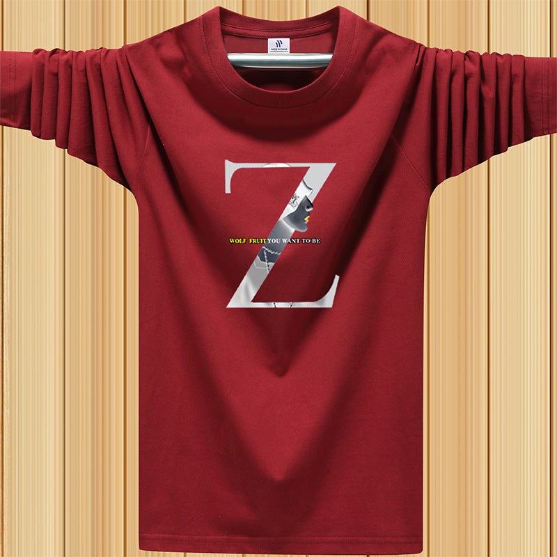 Long-Sleeve T-Shirt For Men 2026 New Trendy Base Shirt Autumn Clothing Loose Sweatshirt For Men - Image 4