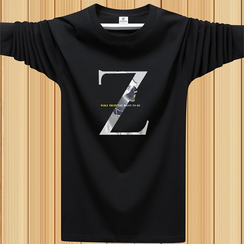 Long-Sleeve T-Shirt For Men 2026 New Trendy Base Shirt Autumn Clothing Loose Sweatshirt For Men - Image 3