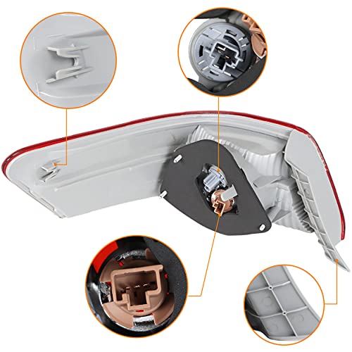WFLNHB RH Tail Light Replacement for Toyota Camry 2007 2008 2009 Rear Outer Tail Light Taillamp Assembly Passenger Side - Image 4