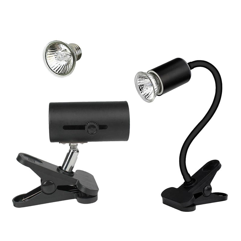 LOOM TREE Reptile Heating Light Lamp Holder with Clip Lamp Pet Lights 25W Bulbs - Image 3
