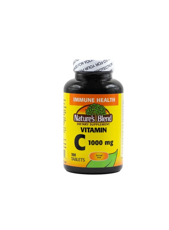Nature's Blend Vitamin C 1000 mg 100 Tablets - Image 1