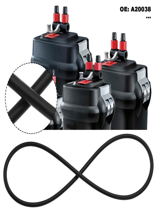 سينج إف إل تي دي SING F LTD قطعتان من حلقات منع التسرب المطاطية لغطاء فلتر محرك حوض السمك، القطر الخارجي 170 مم، السماكة 5 مم، رقم الموديل A20038، متوافقة مع فلاتر Fluval 104، 105، 204، 205، 106، 206 - Image 2