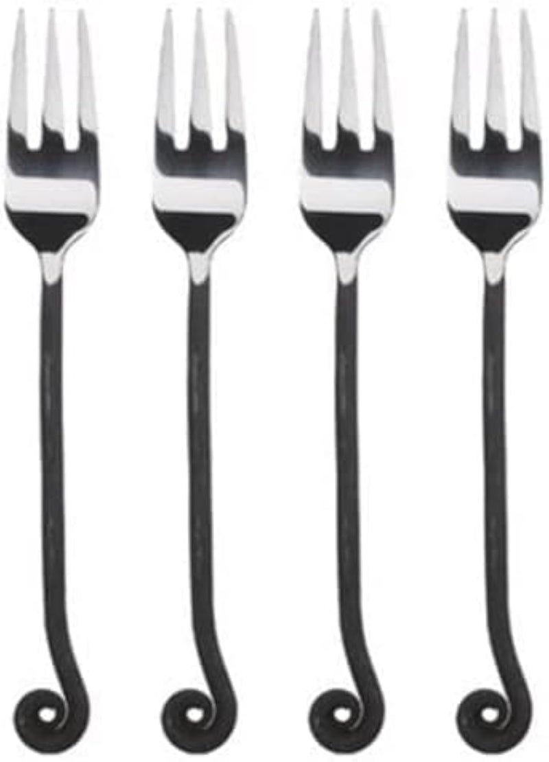 NauticalMart Treble Chef Cutlery Set  Medieval Style 7 12 Inch Stainless Steel Forks Dishwasher Safe Durable and Elegant Dining Utensils for Home and Corporate Gifts