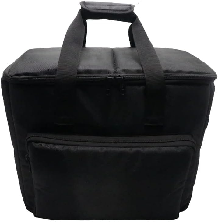 QWXOSR حقيبة تخزين QWXOSR لسطح المكتب Mini-ITX لحاسوب سطح المكتب وحقيبة سفر لحفظ NR200 NR200P (حقيبة فقط) باللون الأسود - Image 1