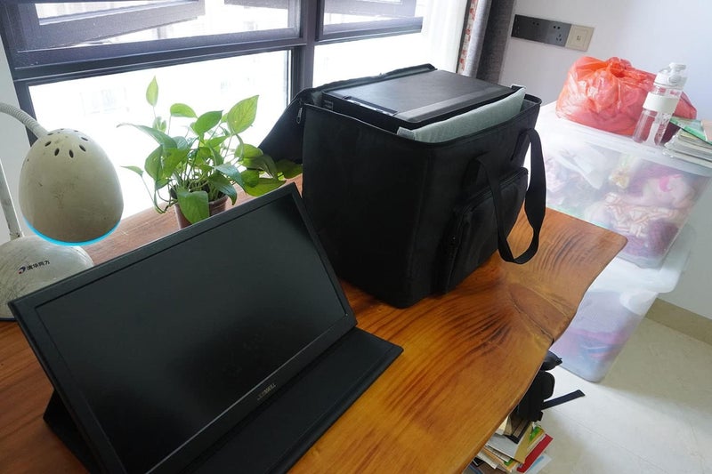 QWXOSR حقيبة تخزين QWXOSR لسطح المكتب Mini-ITX لحاسوب سطح المكتب وحقيبة سفر لحفظ NR200 NR200P (حقيبة فقط) باللون الأسود - Image 2