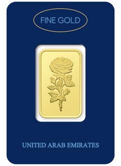 FK Jewellers 100g Pure 999.9 Fine Gold Bar 24KT Dubai with Flower Design - 100 Grams  - Image 4