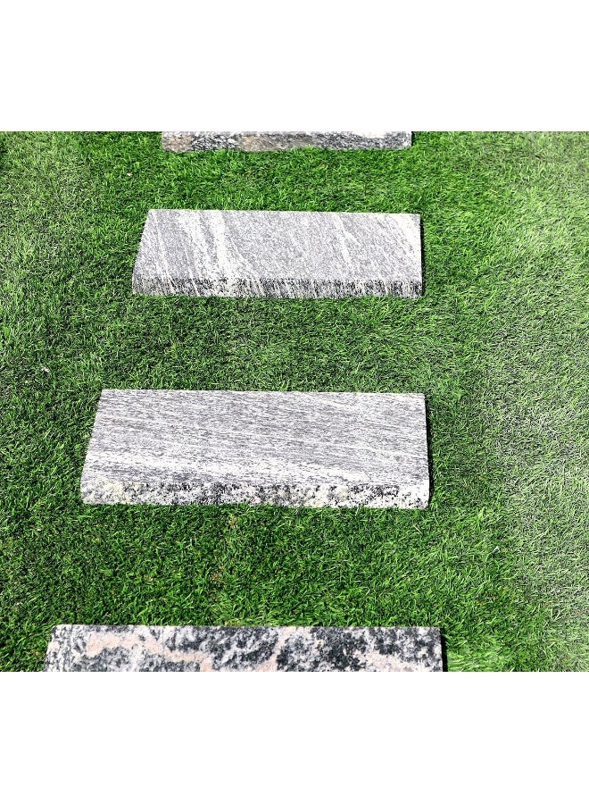 Generic Stone Stepping Stone | Rectangular 20x40cm Grey | Anti-Slip | 5 Pack - Image 2