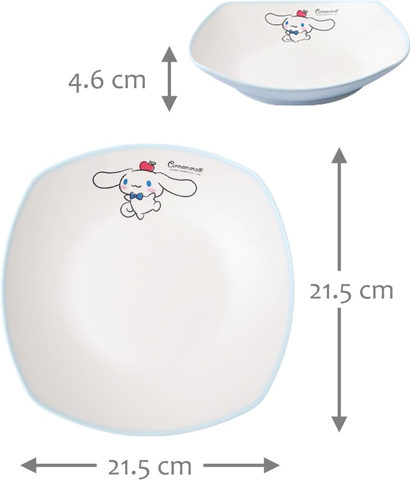 Many Rainbows Cinnamoroll with Apple Dinnerware Flatware Meal Set  Plate Bowl Tumbler Spoon 4 pieces - Image 2