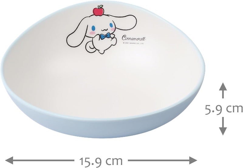 Many Rainbows Cinnamoroll with Apple Dinnerware Flatware Meal Set  Plate Bowl Tumbler Spoon 4 pieces - Image 3