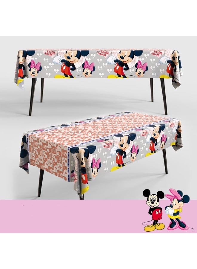 general Fashionable Tablecloth Dustproof Home Dining Table Decorative Tablecloth, 2 Pieces - Image 1