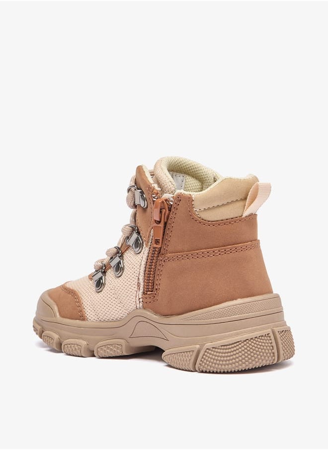 Lee Cooper Boys' Panelled Ankle Boots with Zip Closure  - Image 2