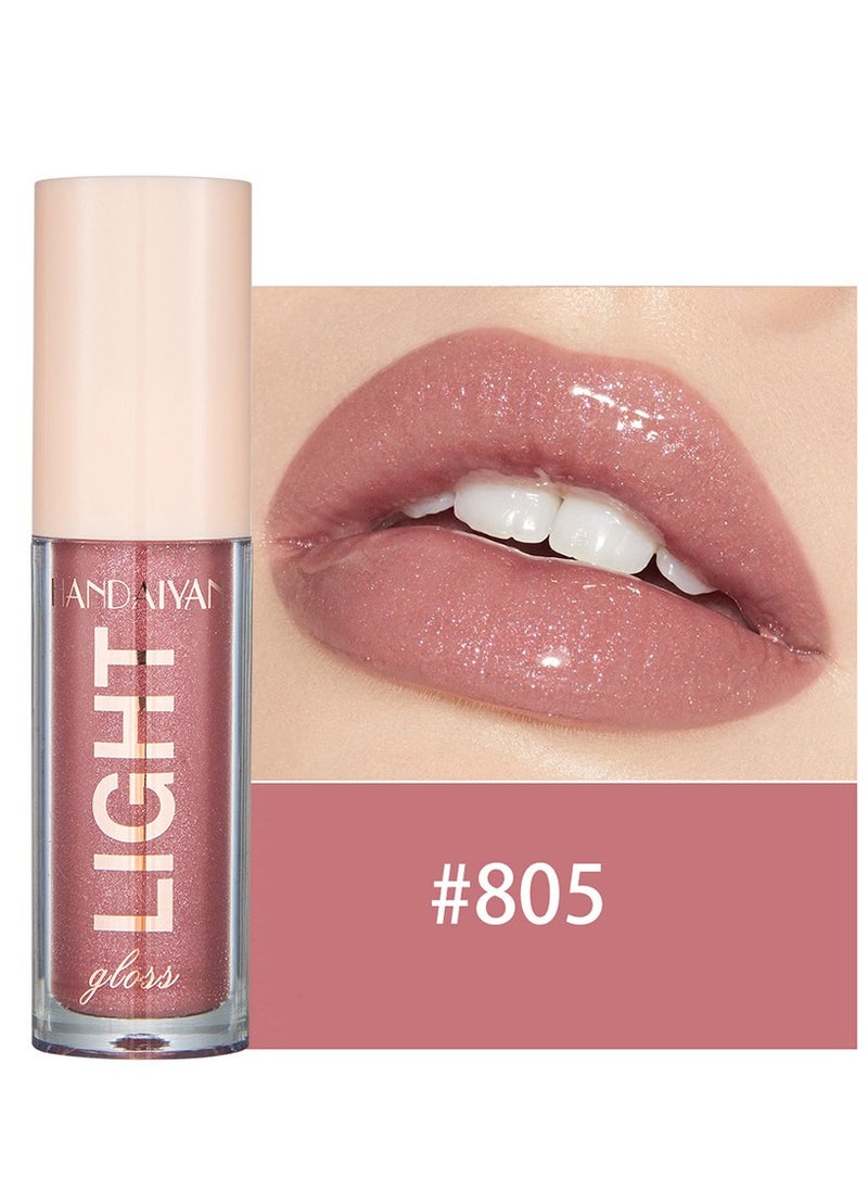 Handaiyan Lip Gloss Jelly Hydrating Moisturizing Long Lasting High Glossy Light Stain Super Shiny Balm Oil Tinted Treatment Lips Glow Glass Shine Makeup Color Bright Lifter Lip Care For Women Girls  - Image 1