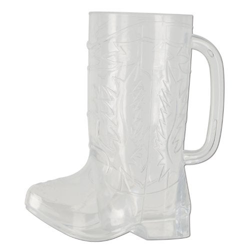 Beistle Plastic Cowboy Boot Cup Party Accessory (1 count) - Image 1