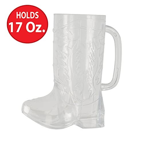 Beistle Plastic Cowboy Boot Cup Party Accessory (1 count) - Image 3