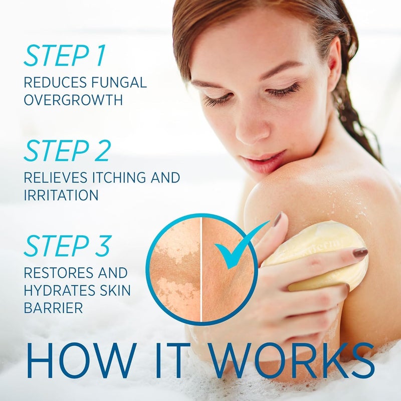 Roycederm Tinea Versicolor Relief Soap: Tea Tree Oil & Sulfur Cleansing Bar, Soothes Irritation, Hydrates & Supports Skin Health - Image 4