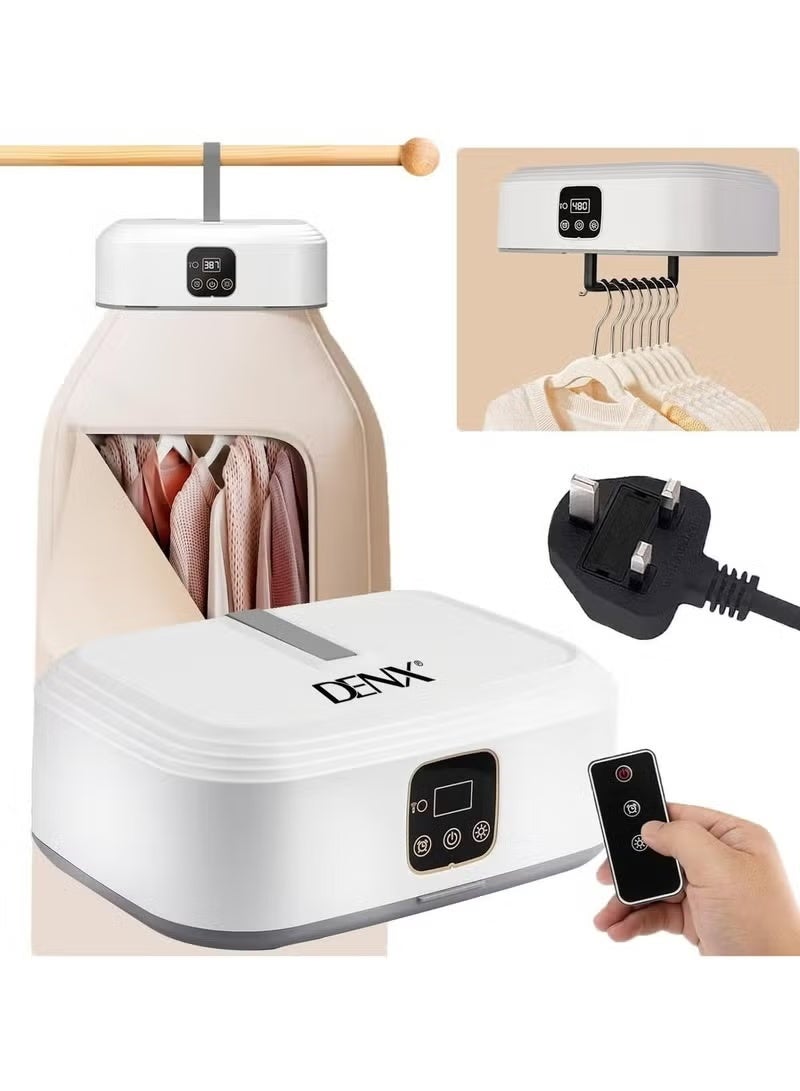 Denx Portable Electric Clothes Dryer – Foldable, Stretchable Laundry Dryer Machine with Large Capacity, Timer Setting, Energy-Efficient Drying, Compact Design for Home or Travel Use - Image 1