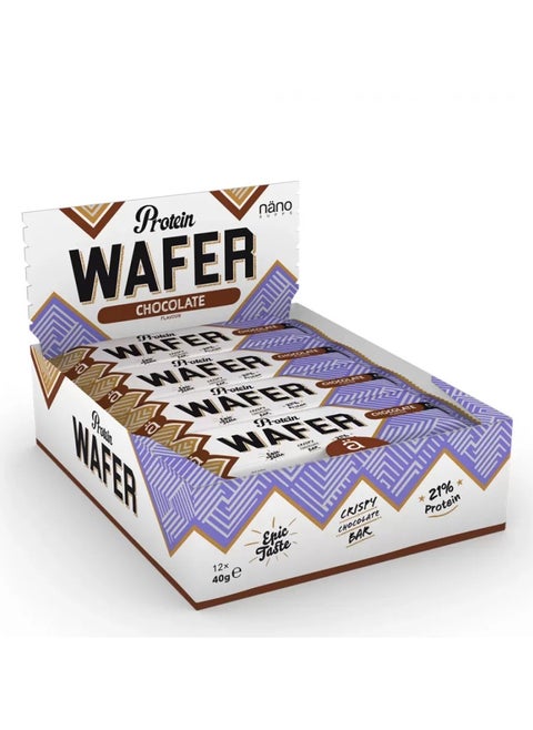 Protein Wafer Crispy - Chocolate - (12 Bars)