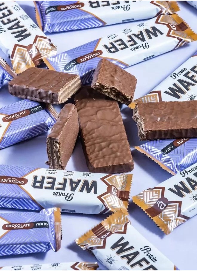 NanoSupps - Protein Wafer Crispy - Chocolate - (12 Bars) - Image 1