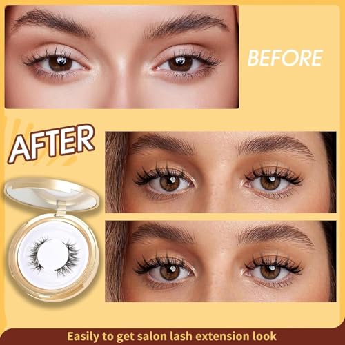 Lommy Magnetic Eyelashes for Women – Natural Look, Reusable Wispy Magnetic Lashes with Applicator, No Glue, No Eyeliner, Easy-to-Use False Eyelash Extension Kit - Image 5