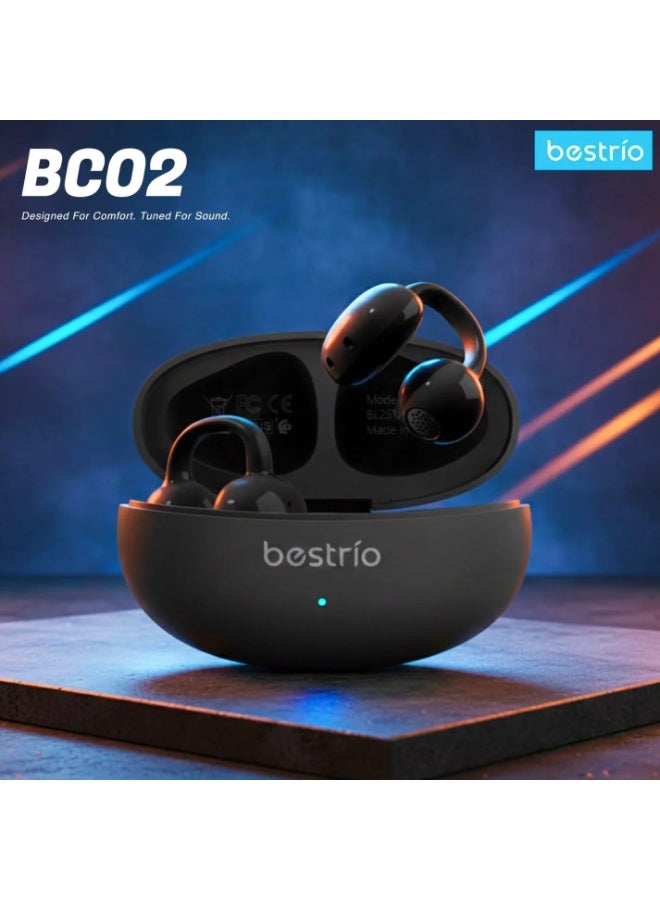 BESTRIO Clip Airpod BC02 - وائرلیس سٹیریو ایئربڈز کھلے کان کے آرام اور گہری باس کے ساتھ - Image 1