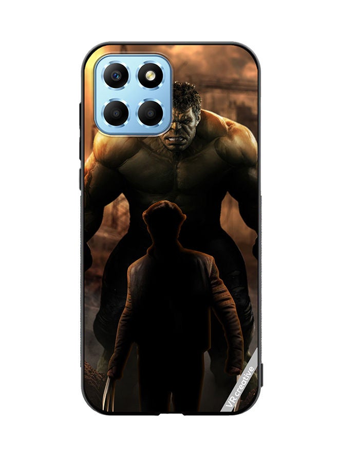 VR CREATIVE Protective Case Cover For Honor X8 5G Hulk Vs Xman Design Multicolour - Image 1