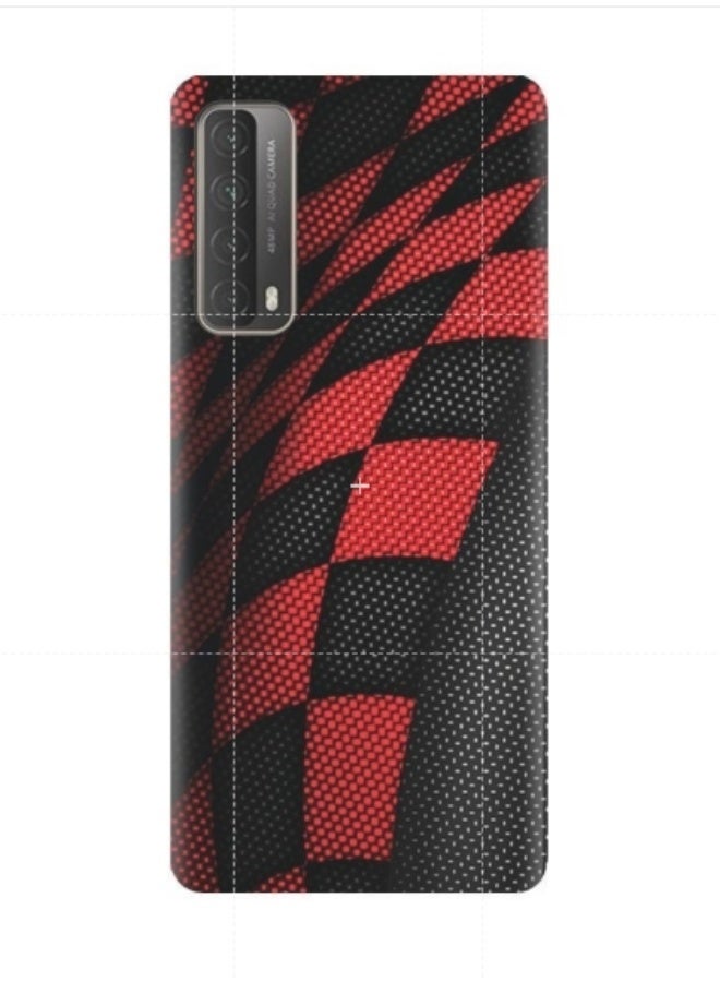 إيه إم سي ديزاين غطاء حماية واقٍ لهاتف هواوي Y7a أحمر وأسود