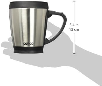 Wilton Copco Double Wall Stainless Steel Coffee Mug  16 oz Insulated Travel Mug with ScrewOn Lid SpillProof Durable Handle  Ideal for Coffee Tea Office Home Dishwasher Safe Hot Beverage Mug - Image 2