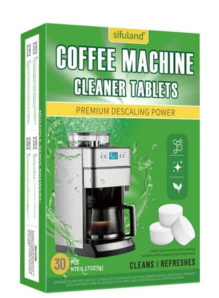 Coffee Machine Cleaner Descaler Tablets - 30 Count, Food-grade Automatic Coffee Machine Cleaning Descaling Tablet Tea Cup Descaling Tablets - pzsku/ZDB53A98EE150FED931B8Z/45/_/1739588665/2d9cba07-dd3b-4c4c-aea4-44d4c0be546d