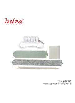 Mira Mira Disposable Manicure Pedicure 5 Pcs Tools Set  - Image 1