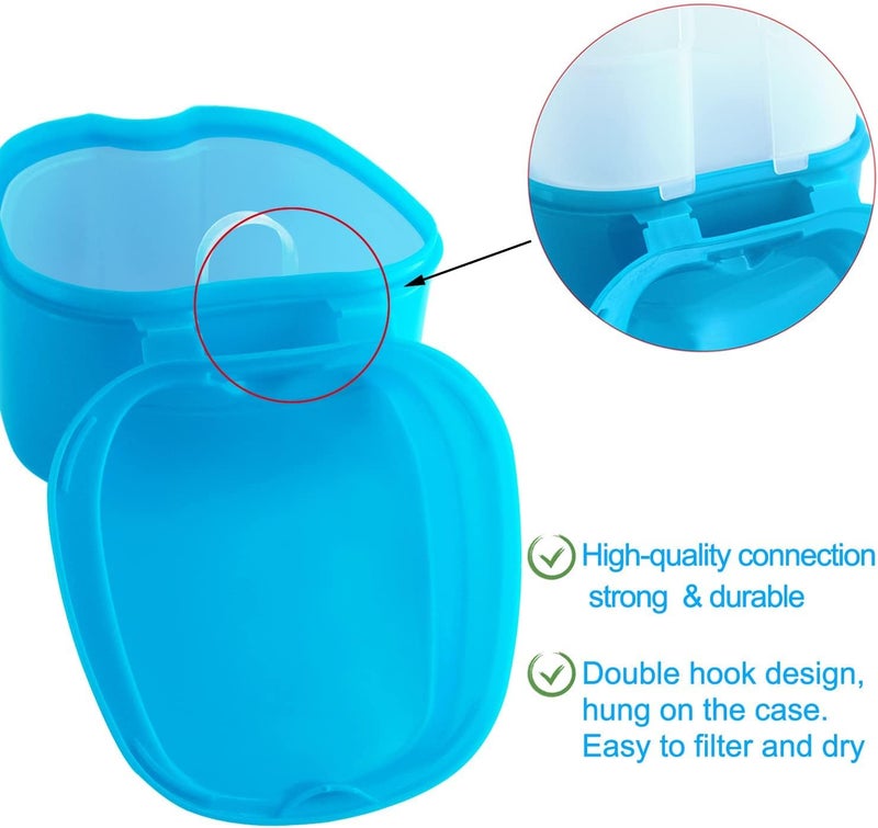 Pink Denture Cup - Leakproof Seal Denture Bath for Daily Oral Hygiene Bathroom Use - Image 4
