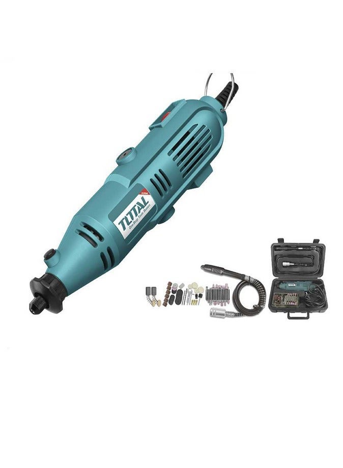 TOTAL Mini Grinder 130W Variable Speed Rotary Tool Kit with 100 Accessories & Flexible Shaft TG501032 - Image 4