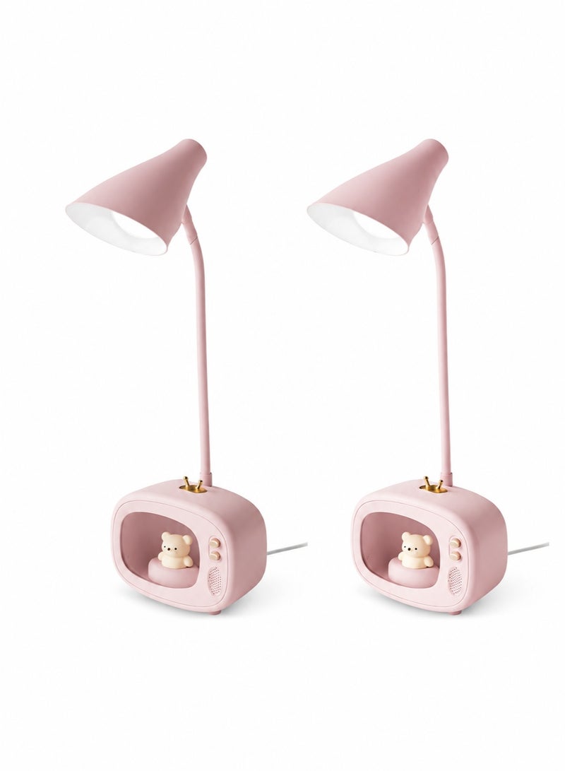 Rechargeable LED desk lamp with decorative touch screen Bundle - Image 1