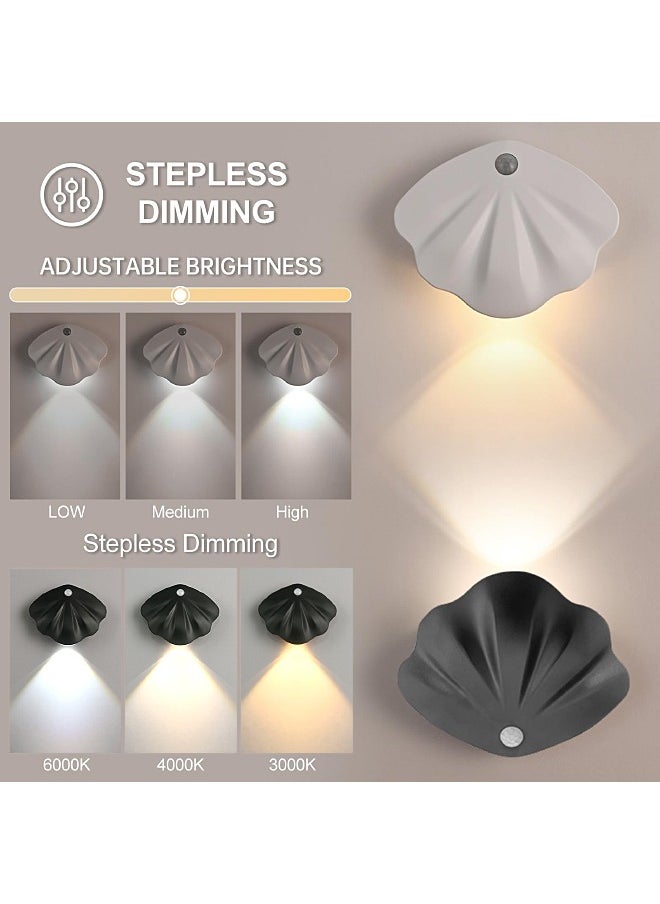 MITOYO Magnetic Motion Sensor Light - Under Cabinet Light - White Light, Warm Light, Natural Light - Wall Light with 1200 mAh Battery- Night Light for Kitchen, Staircase, Bedroom, Drawer  - Image 3