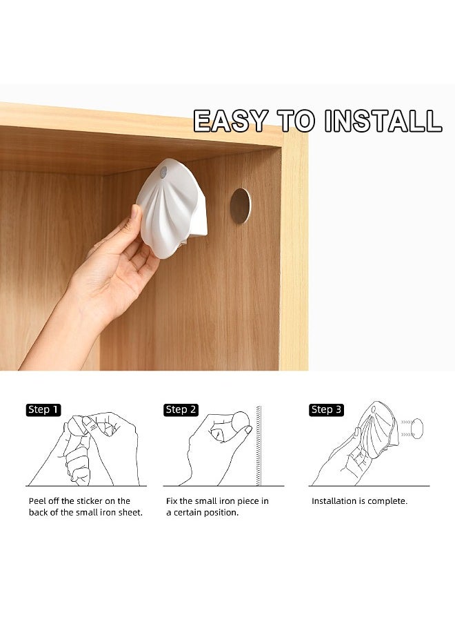 MITOYO - Magnetic Motion Sensor Light - Under Cabinet Light - White Light, Warm Light, Natural Light - Wall Light with 1200 mAh Battery- Night Light for Kitchen, Staircase, Bedroom, Drawer - Image 1