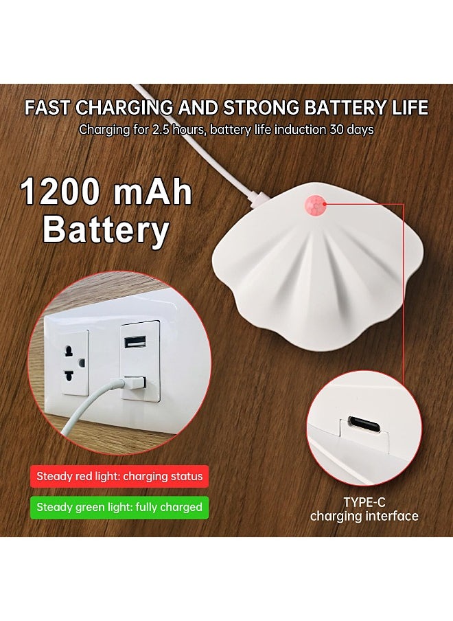 MITOYO Magnetic Motion Sensor Light - Under Cabinet Light - White Light, Warm Light, Natural Light - Wall Light with 1200 mAh Battery- Night Light for Kitchen, Staircase, Bedroom, Drawer  - Image 4
