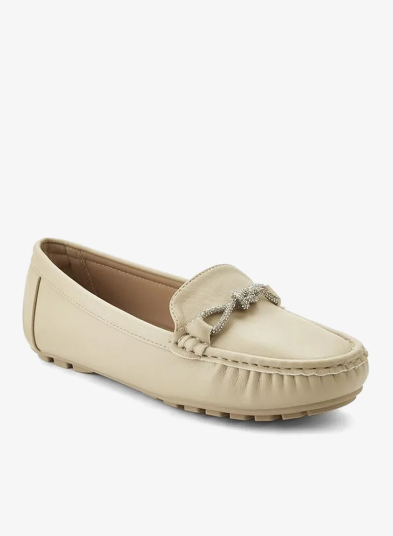 لو كونفورت Loafer With Mettalic Trim