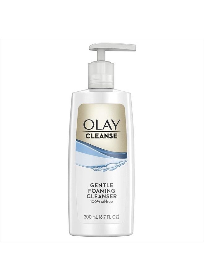 Olay Gentle Clean Foaming Cleanser, 6.7 Ounce (Pack of 3)  - Image 1