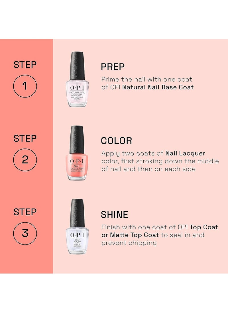 OPI O.P.I Nail Lacquer 15 ml nail polish Long Lasting Chip Resistant - Image 4